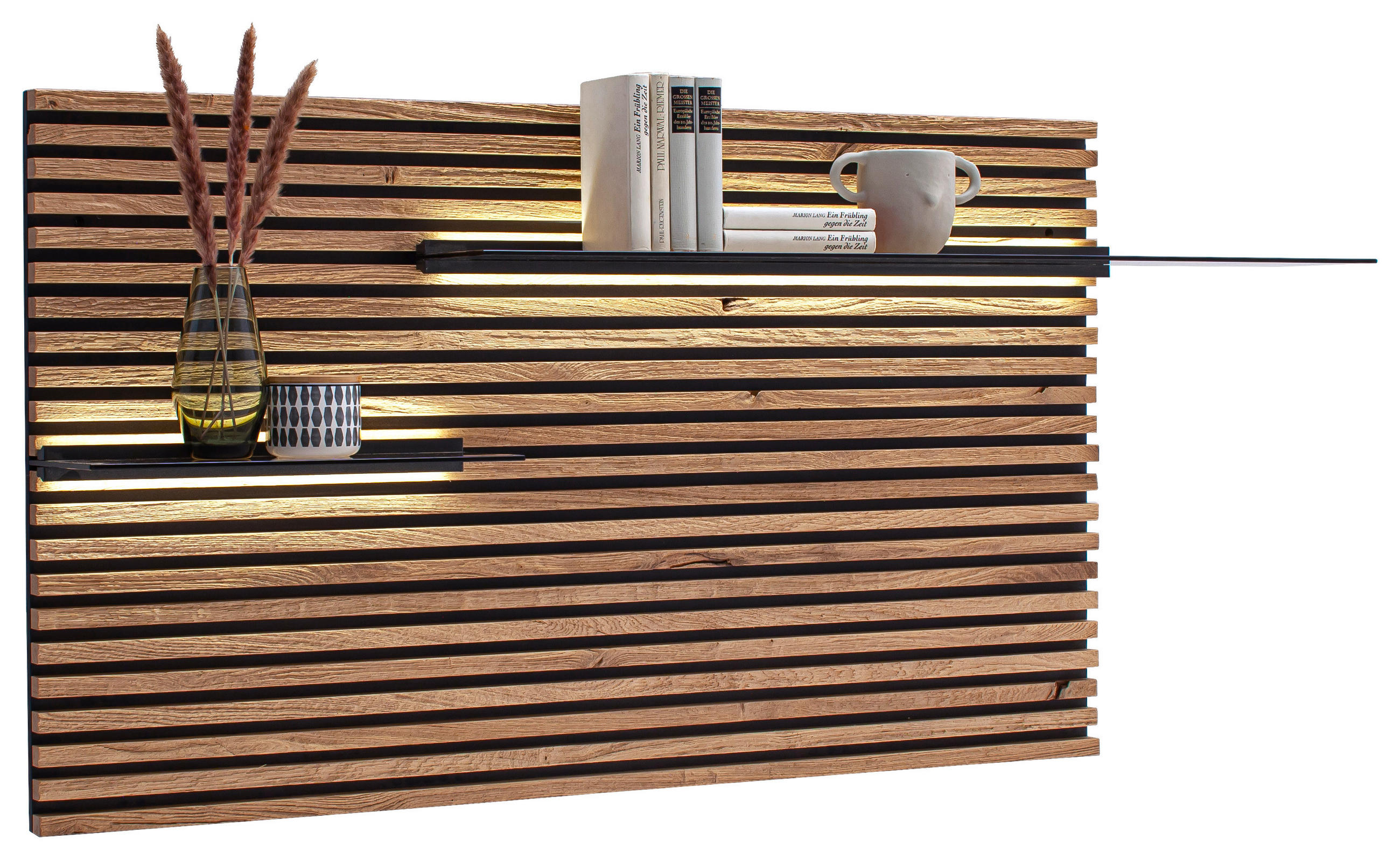 WANDPANEEL YONNA YONNA Eichefarben  163/78/24 cm  - Eichefarben, Design, Glas/Holz (163/78/24cm) - Schöner Wohnen