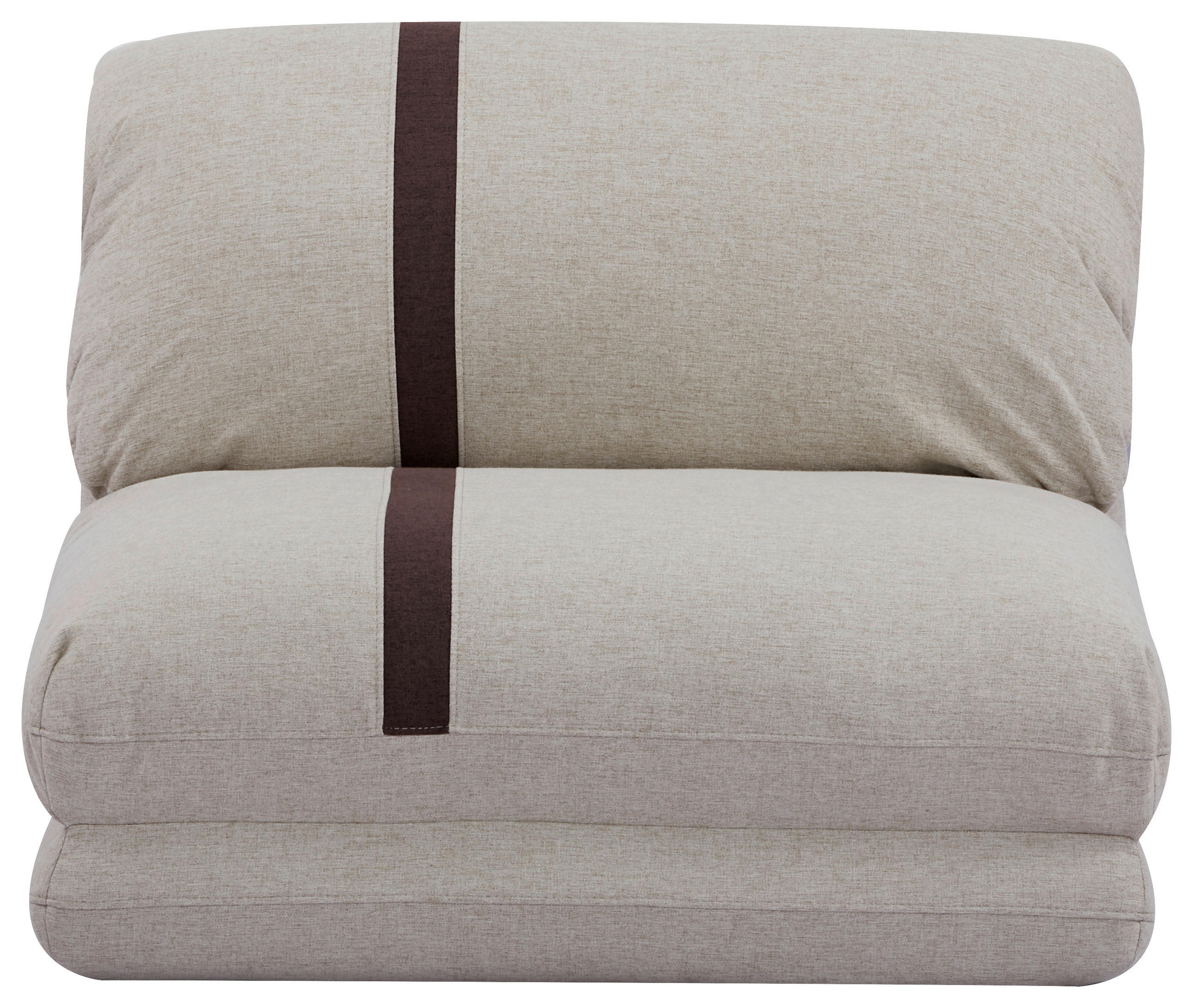 SCHLAFSESSEL in Webstoff Dunkelbraun, Beige  - Dunkelbraun/Beige, Design, Textil (78/58/82cm) - Livetastic