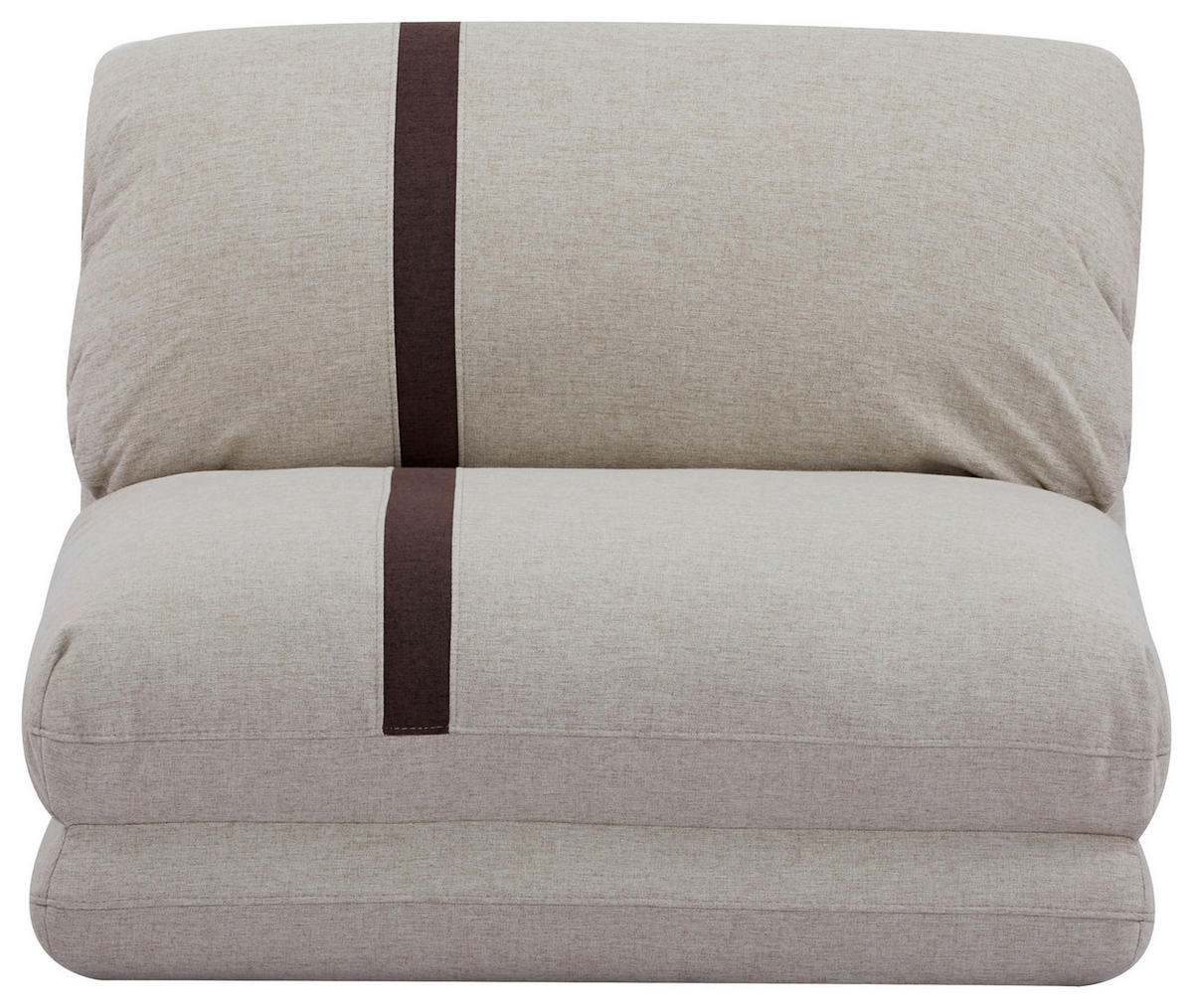 SCHLAFSESSEL in Webstoff Dunkelbraun, Beige  - Dunkelbraun/Beige, Design, Textil (78/58/82cm) - Livetastic