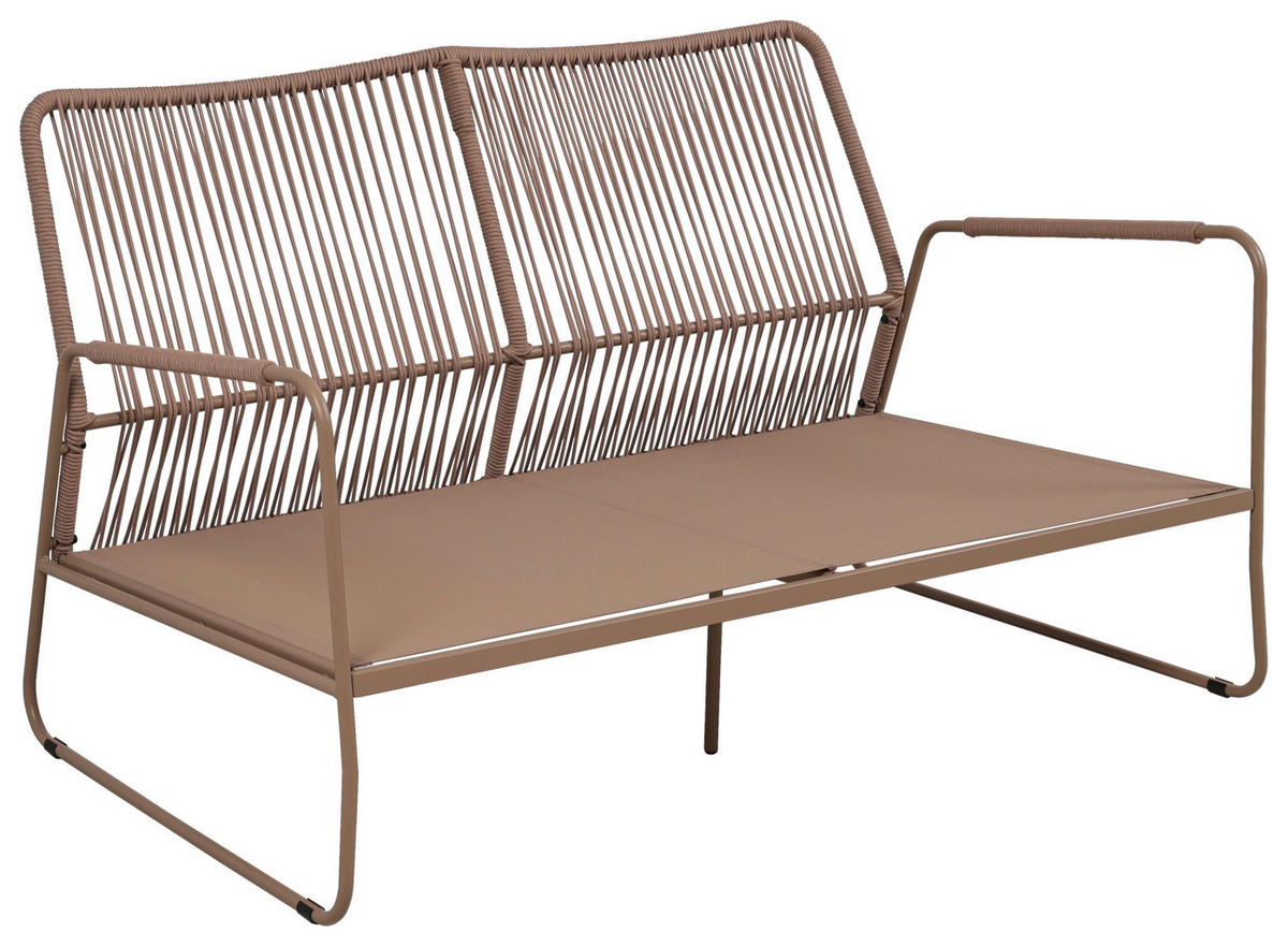 GARTENSET Webstoff Eisen  - Beige/Naturfarben, Design, Textil/Metall - Ambia Garden