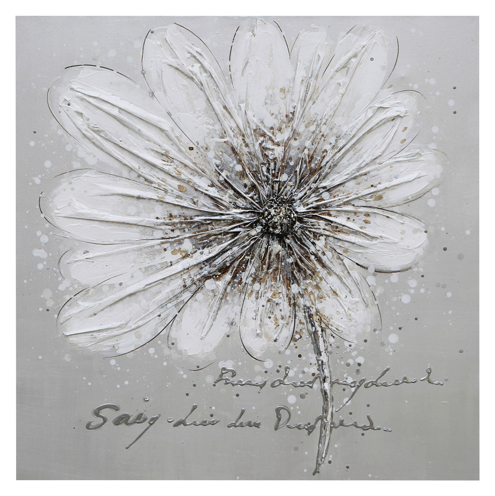 Monee Ölgemälde Mehrfarbig 80x80 cm