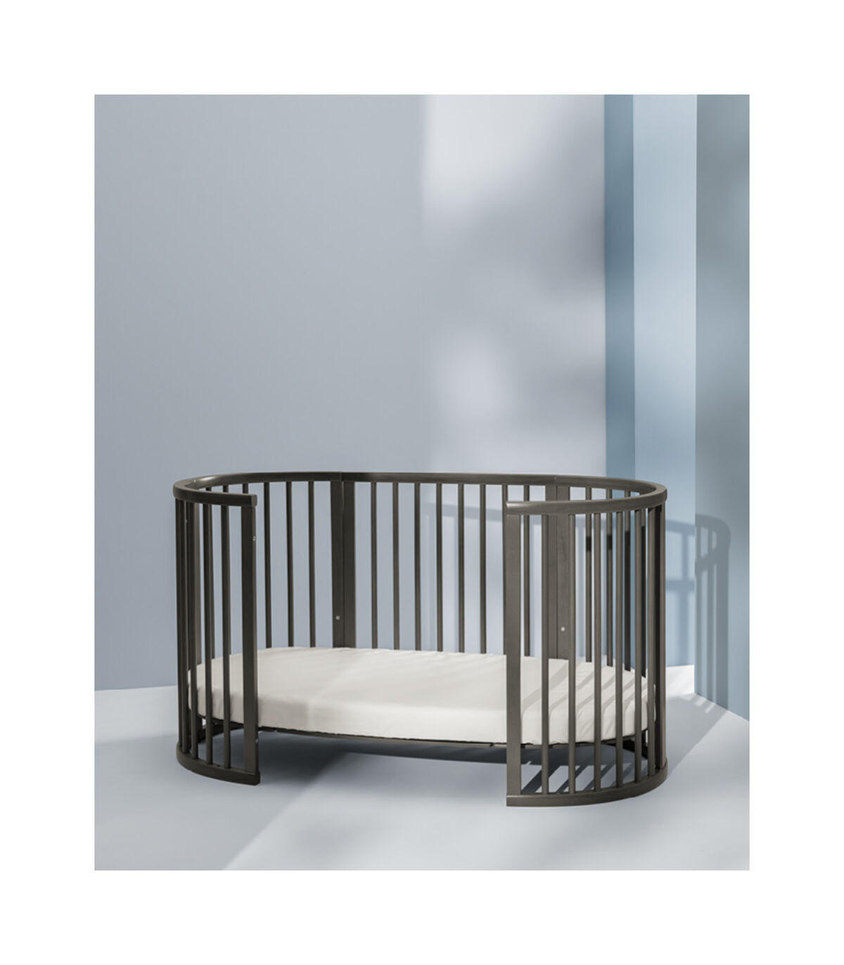 GITTERBETT Sleepi V3  141/74/78 cm   - Anthrazit, Basics, Holz (141/74/78cm) - Stokke