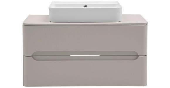 WASCHTISCHKOMBI 101 cm  - Kaschmir/Weiß, KONVENTIONELL, Keramik/Holzwerkstoff (101cm) - Xora