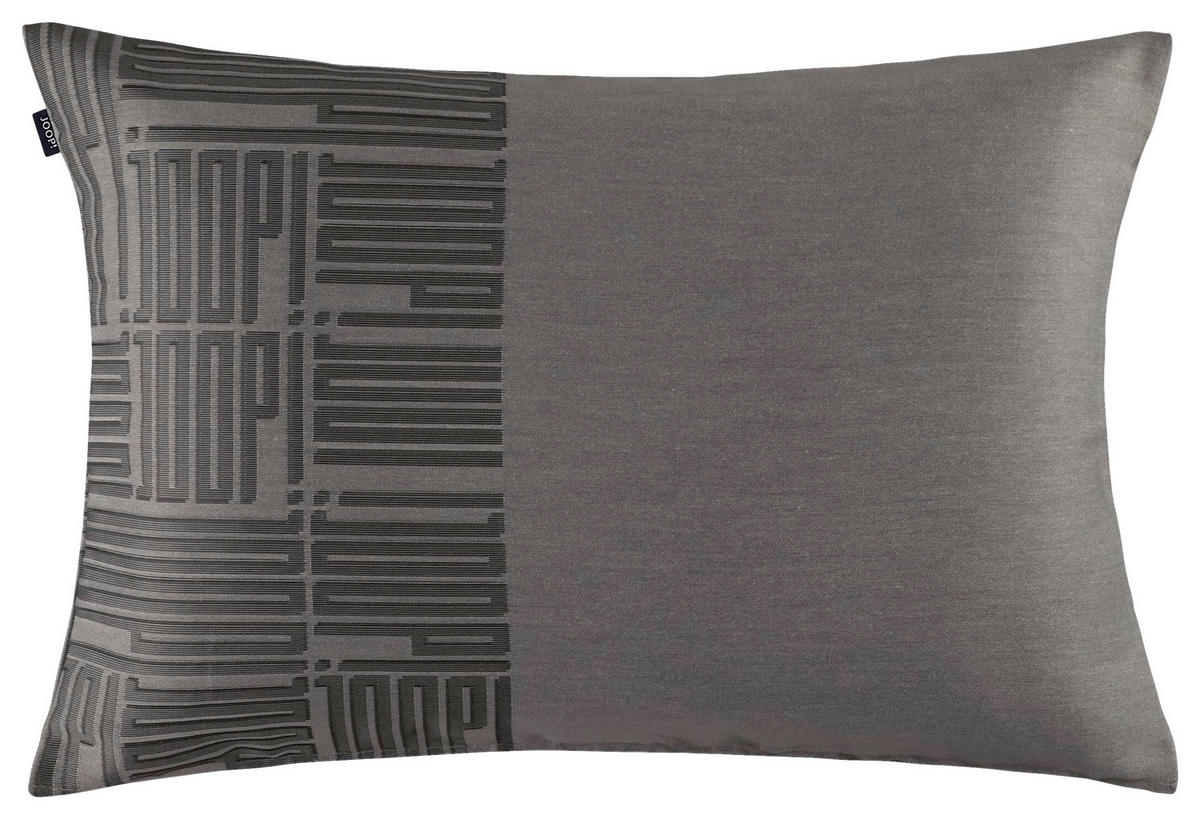 KISSENHÜLLE J!Fine Bars 40/60 cm  - Taupe/Grau, Basics, Textil (40/60cm) - Joop!