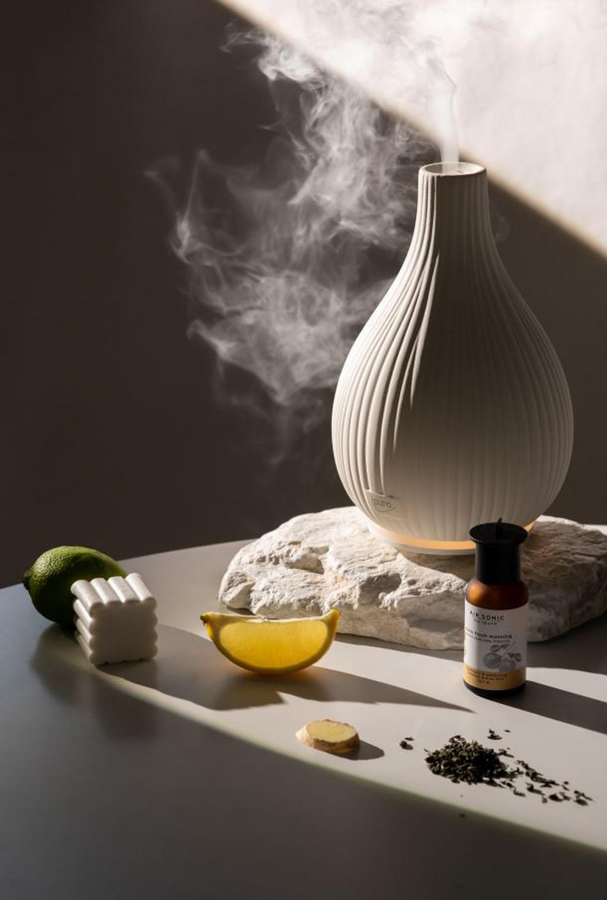 DIFFUSER Air Sonic  - Beige, Basics (17,5/17,5/23cm) - Ipuro