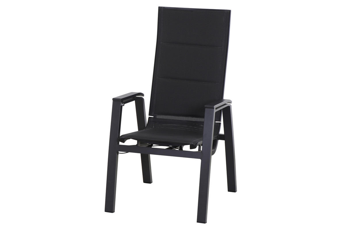 GARTEN-RELAXSESSEL 73/110/59 cm  - Anthrazit, Basics, Kunststoff/Metall (73/110/59cm) - Siena Garden