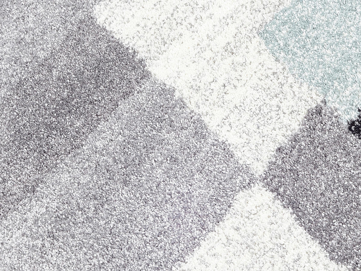 WEBTEPPICH 240/340 cm Astor Grid Grau, Blau  - Blau/Grau, Design, Textil (240/340cm) - Novel