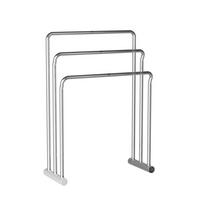 HANDTUCHSTÄNDER 53/84,5/24 cm  - Chromfarben, Basics, Metall (53/84,5/24cm) - Sadena