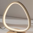 LED-TISCHLEUCHTE Acrux 22,6/14/23 cm  - Sandfarben, Design, Kunststoff/Metall (22,6/14/23cm) - Novel