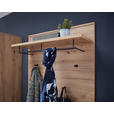 GARDEROBE 6-teilig in 282/202/38 cm - Schwarz/Eiche Artisan, Design, Holzwerkstoff/Textil (282/202/38cm) - Voleo