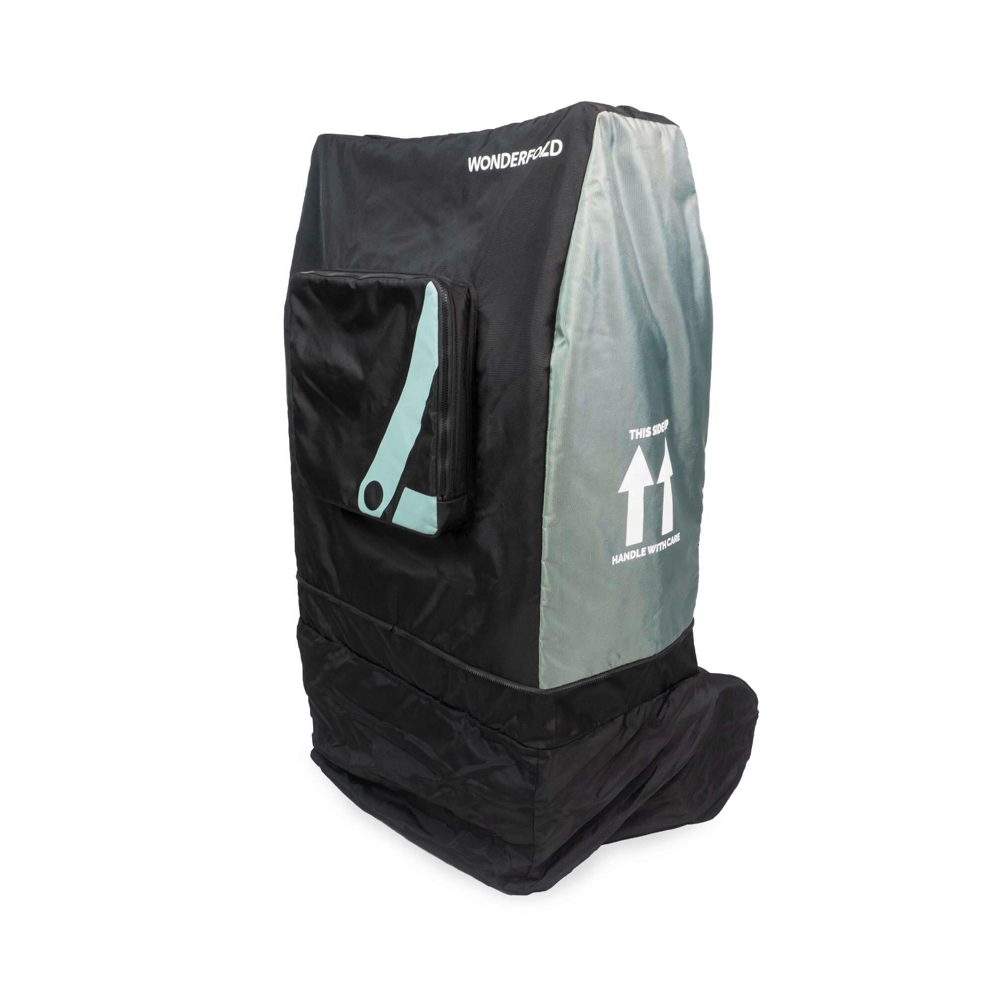KINDERWAGEN-TRANSPORTTASCHE - Schwarz, Basics, Textil (45,085/54,61/78,74cm) - WONDERFOLD
