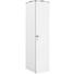 GARDEROBENSCHRANK 40/185/54 cm - Chromfarben/Weiß, Design, Holzwerkstoff/Kunststoff (40/185/54cm) - Xora GARDEROBENSCHRANK 40/185/54 cm - Chromfarben/Weiß, Design, Holzwerkstoff/Kunststoff (40/185/54cm) - Xora