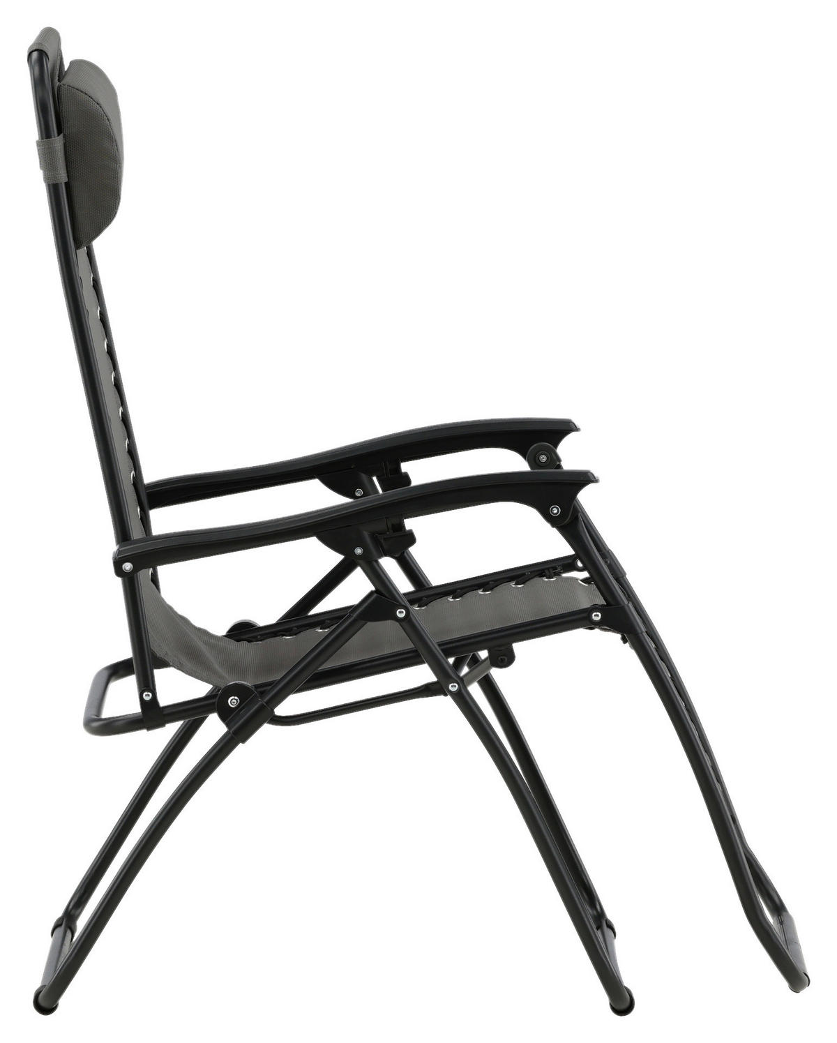 GARTEN-RELAXSESSEL 68/112/90 cm  - Grau, KONVENTIONELL, Kunststoff/Textil (68/112/90cm) - Gardenson