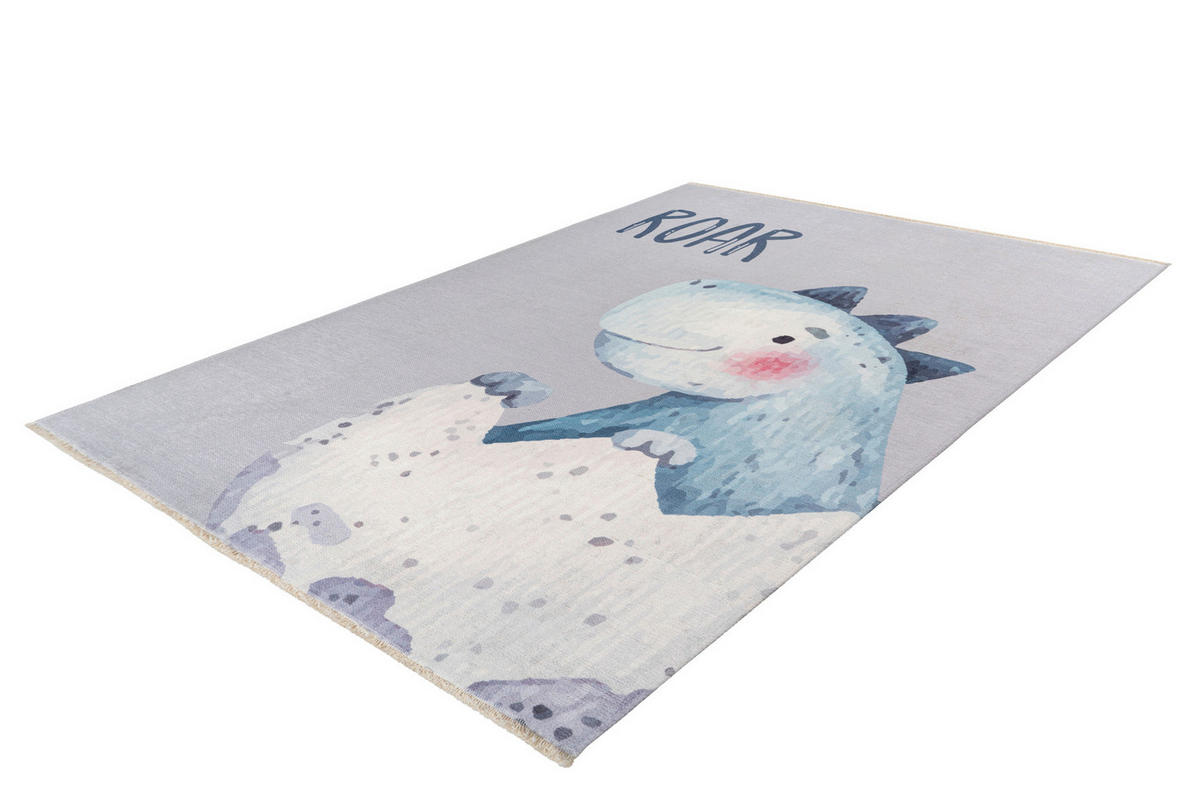 KINDERTEPPICH 115/170 cm  - Weiss/Pastellblau, Trend, Textil (115/170cm) - Ben'n'jen