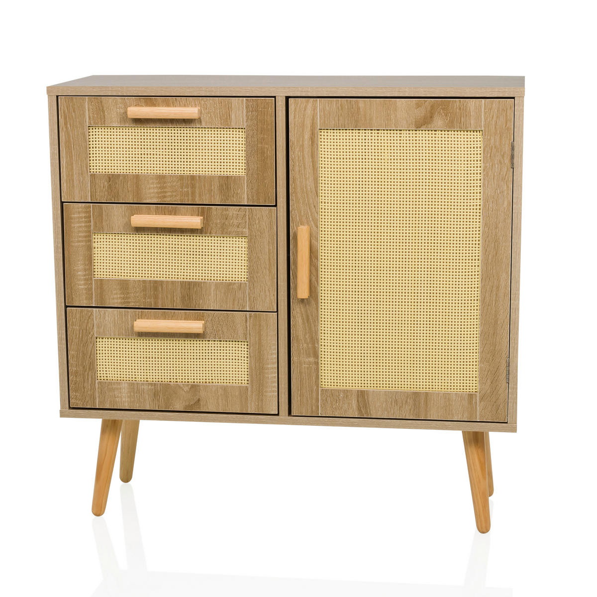 SIDEBOARD  in 80/78/32,5 cm  - Hellbraun, MODERN, Holzwerkstoff (80/78/32,5cm) - MID.YOU