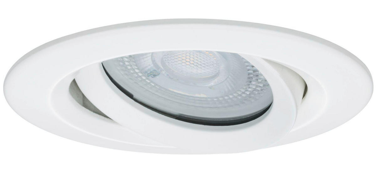 LED-EINBAUSPOT 9,3 cm  - Weiß, Basics, Metall (9,3cm) - Paulmann