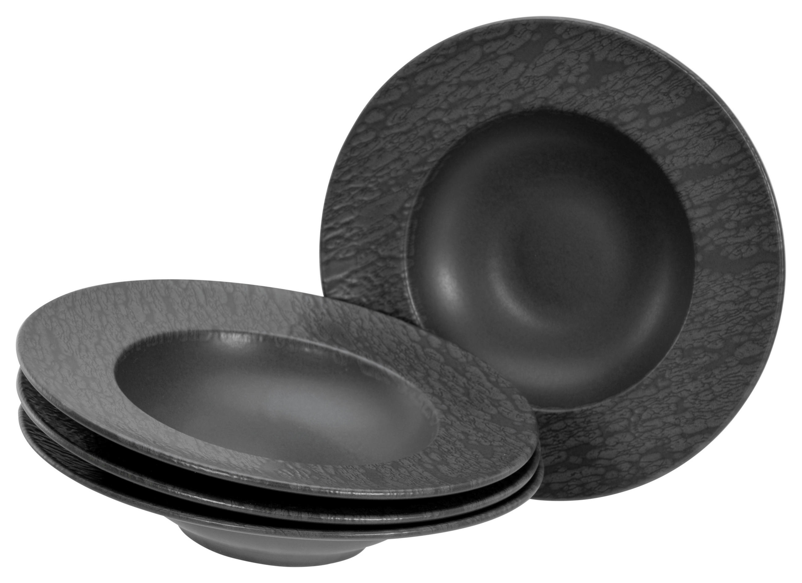 TALÍŘ NA TĚSTOVINY, keramika, 27 cm - antracitová, Trend, keramika (27cm) - Creatable