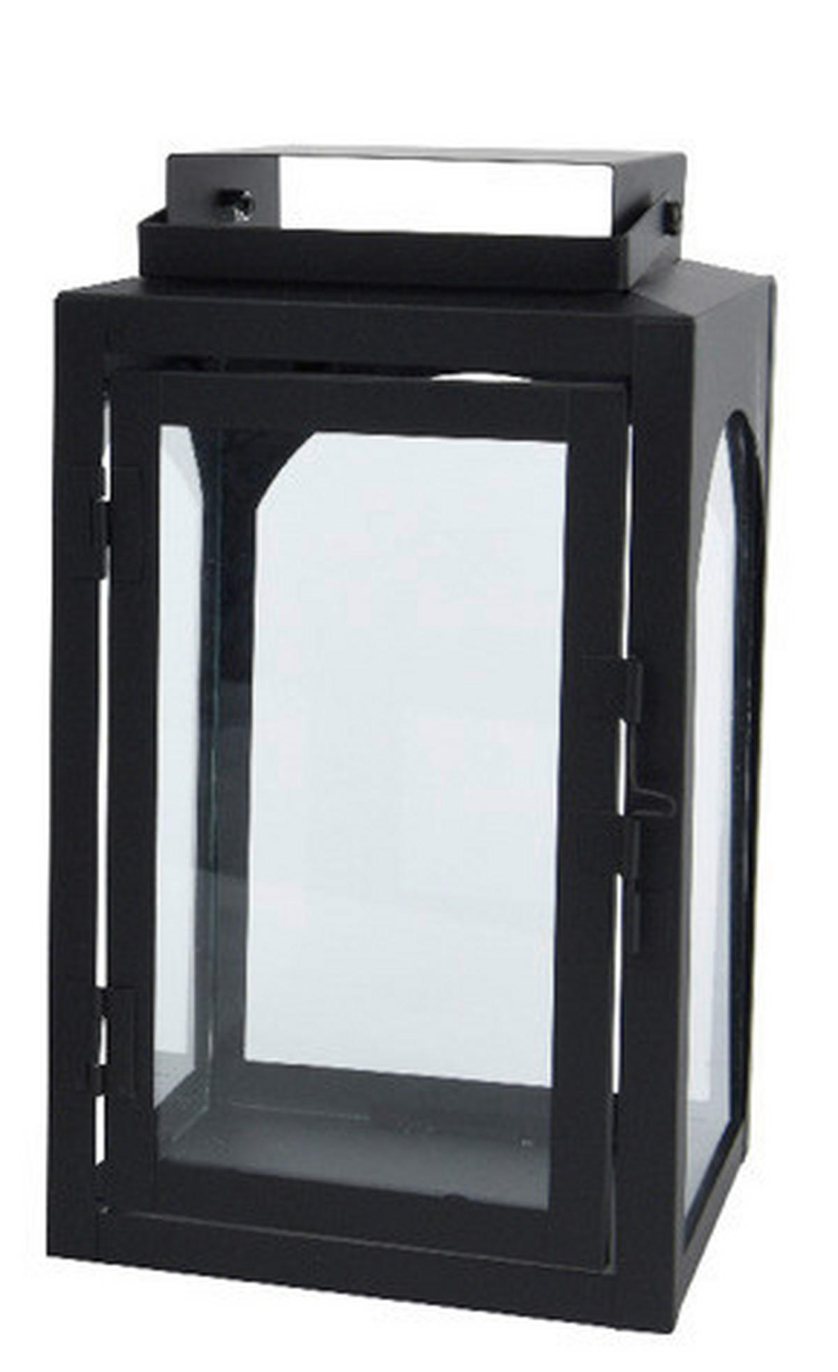 LÁMPÁS - fekete, Lifestyle, Üveg/fém (14/25/14cm) - Ambia Home