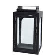 LATERNE - Schwarz, LIFESTYLE, Glas/Metall (14/25/14cm) - Ambia Home