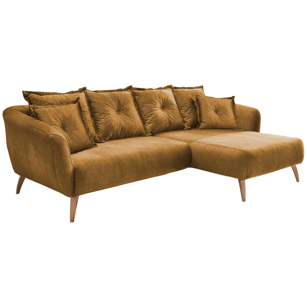 Ecksofa Baggio Gelb S: 277/162 cm