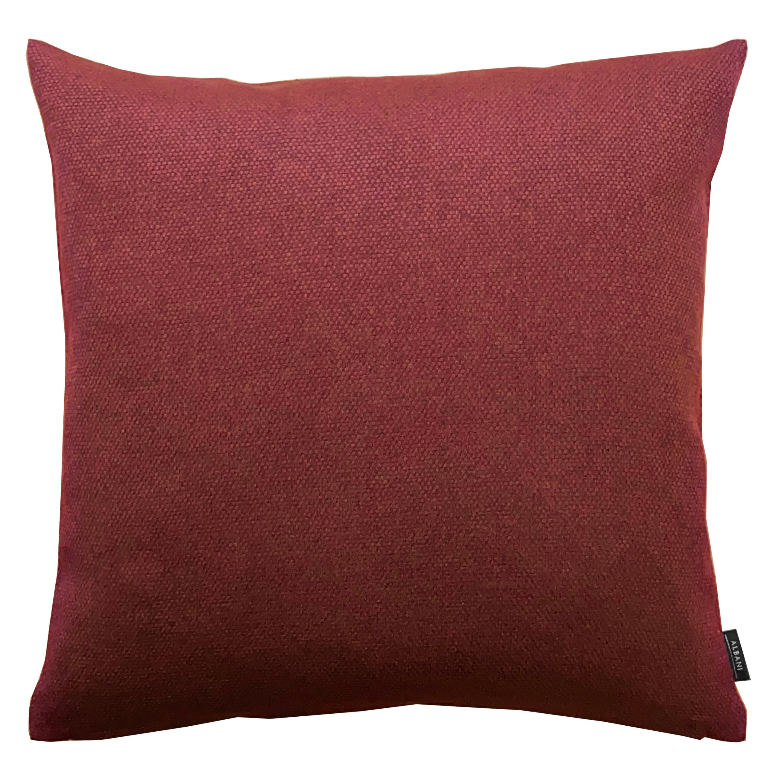 KISSENHÜLLE 48/48 cm  - Dunkelrot, Basics, Textil (48/48cm)