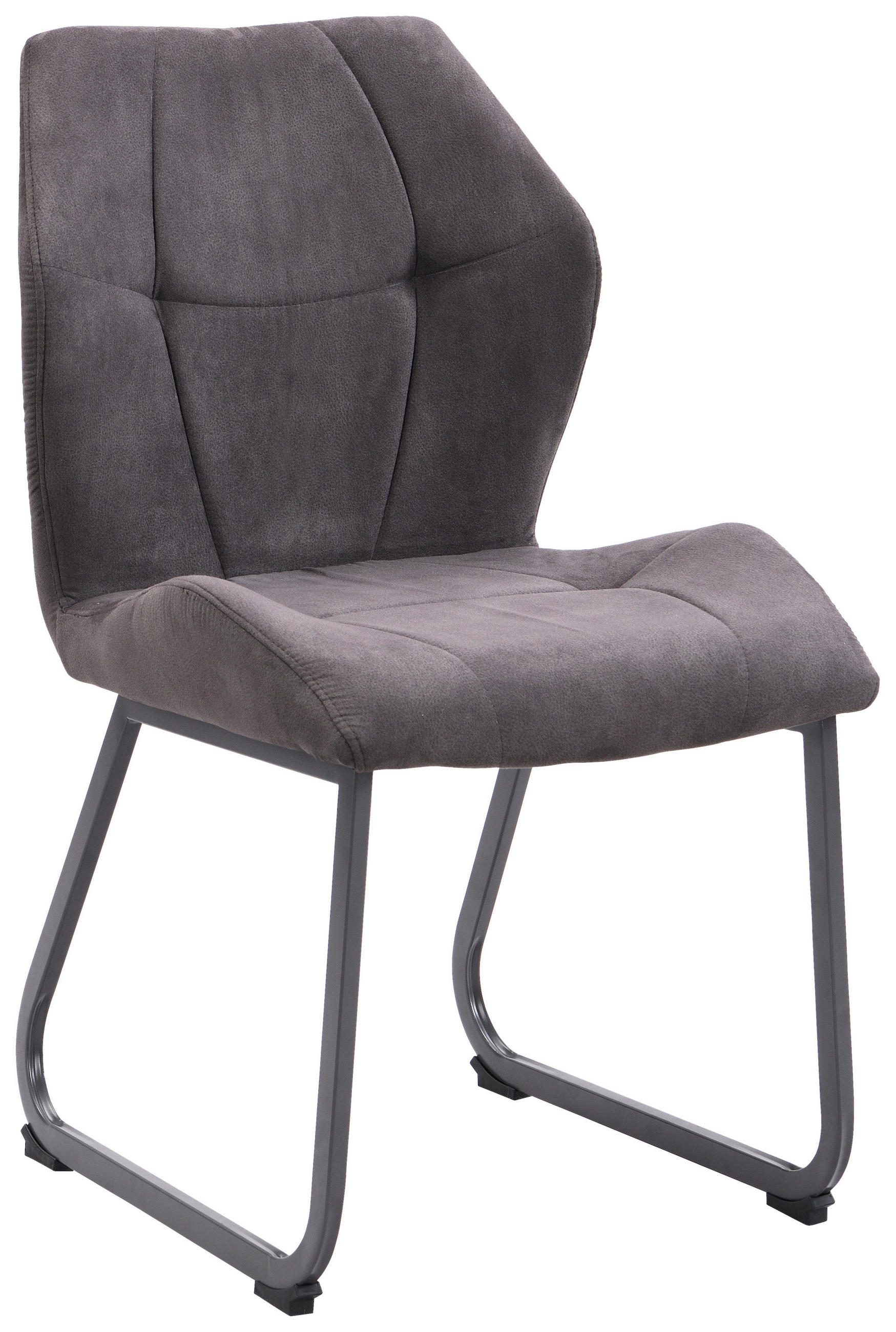 STUHL - Grau, MODERN, Textil/Metall (51/86/61cm) - MID.YOU
