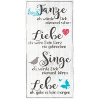 DEKOPANEEL Text  - Multicolor, KONVENTIONELL (20/40/0,3cm) - Euroart