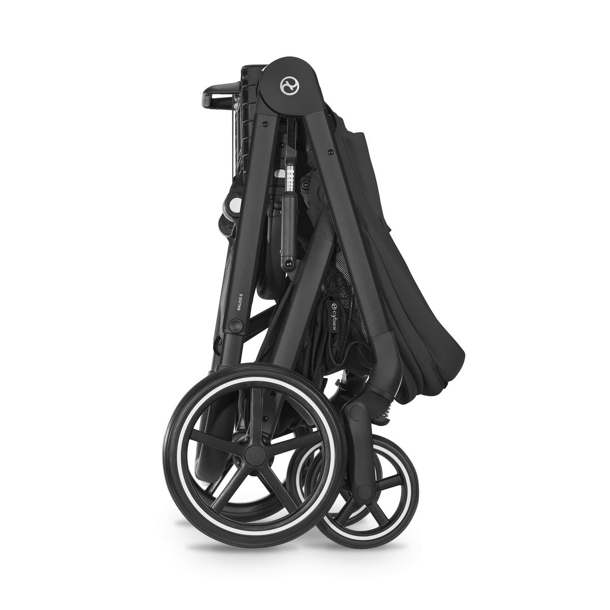 KINDERWAGENSET Balios S Lux One Box Set  - Schwarz, Basics, Kunststoff/Textil (87/60/108cm) - Cybex