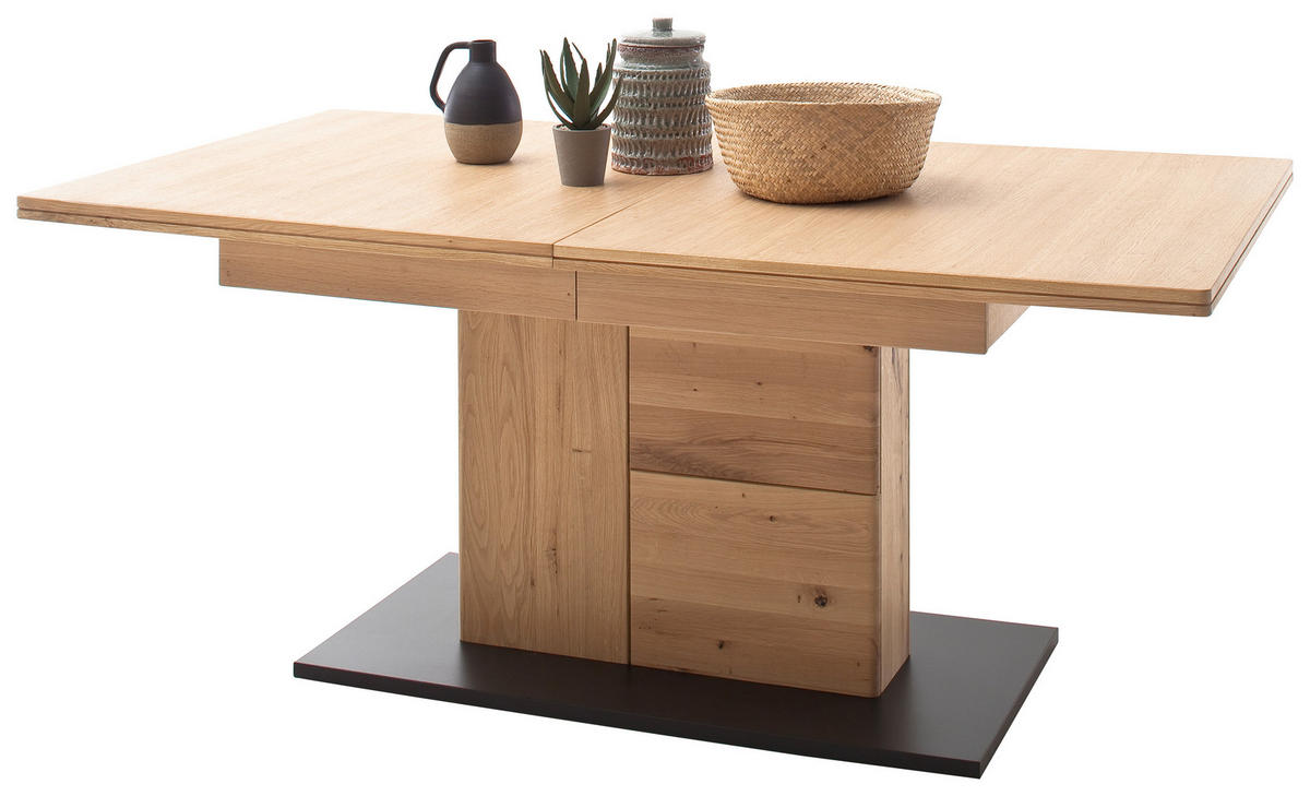 JÍDELNÍ STŮL - barvy dubu/antracitová, Design, dřevo/kompozitní dřevo (180/100/77cm) - Linea Natura
