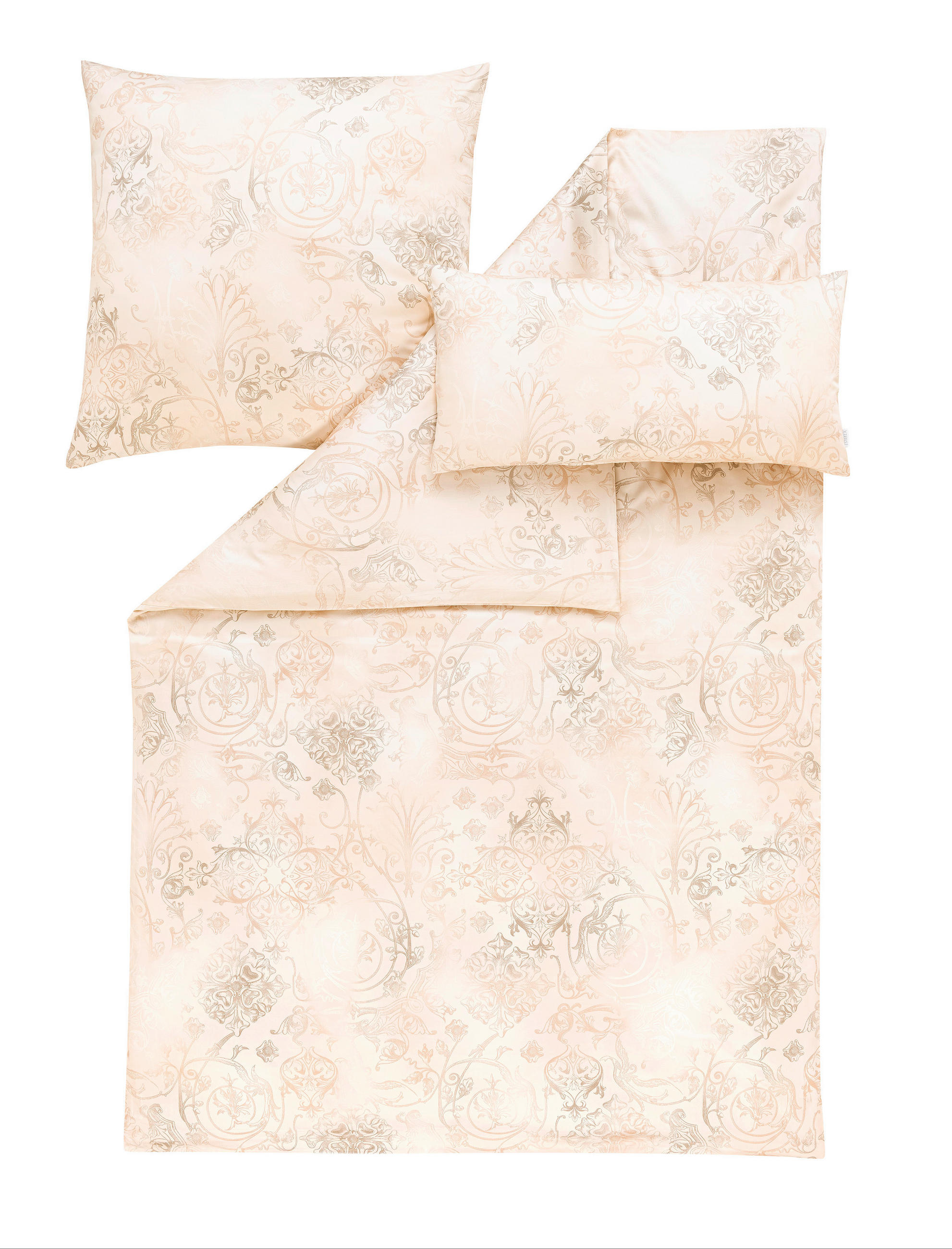 BETTWÄSCHE Svizzera Satin 200/200 cm  - Sandfarben, Basics, Textil (200/200cm) - Estella