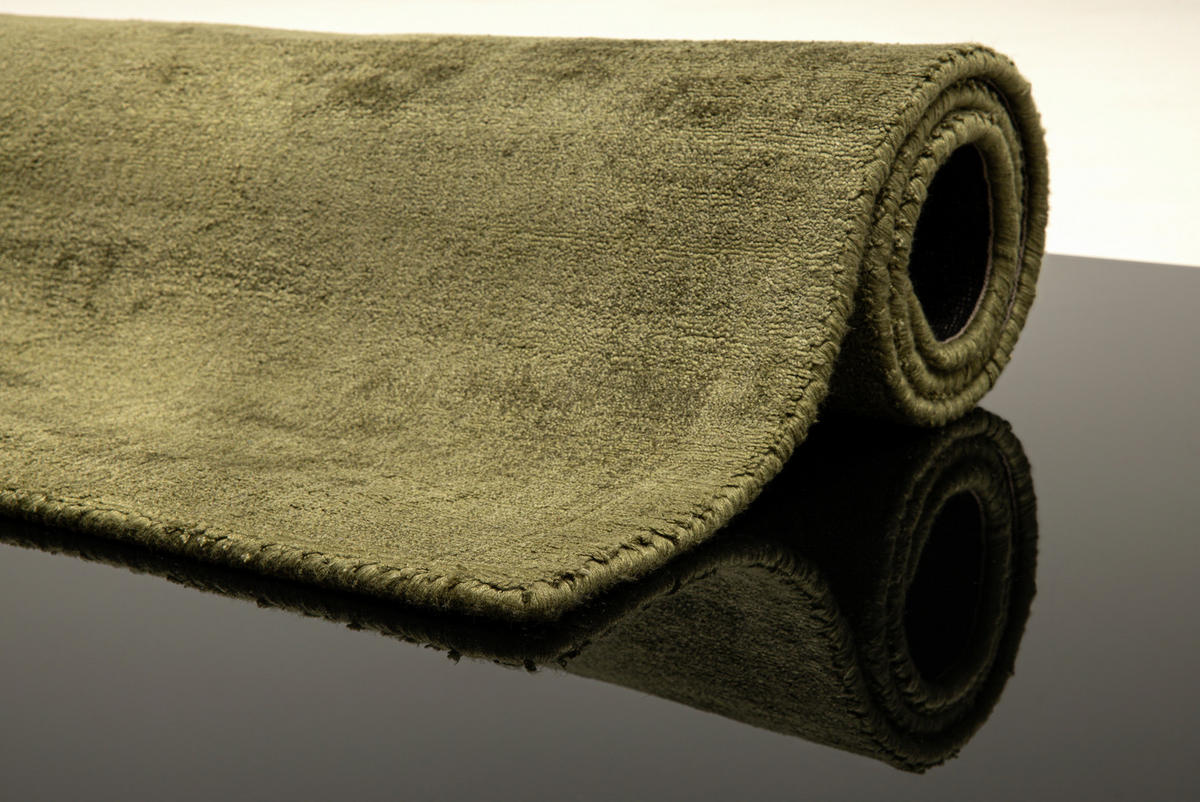 HANDWEBTEPPICH 85/155 cm Grün  - Grün, Basics, Textil (85/155cm) - Tom Tailor