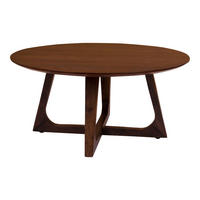 COUCHTISCH HELLERUP 75/75/36 cm rund Walnussfarben  - Walnussfarben, Design, Holzwerkstoff (75/75/36cm) - MID.YOU