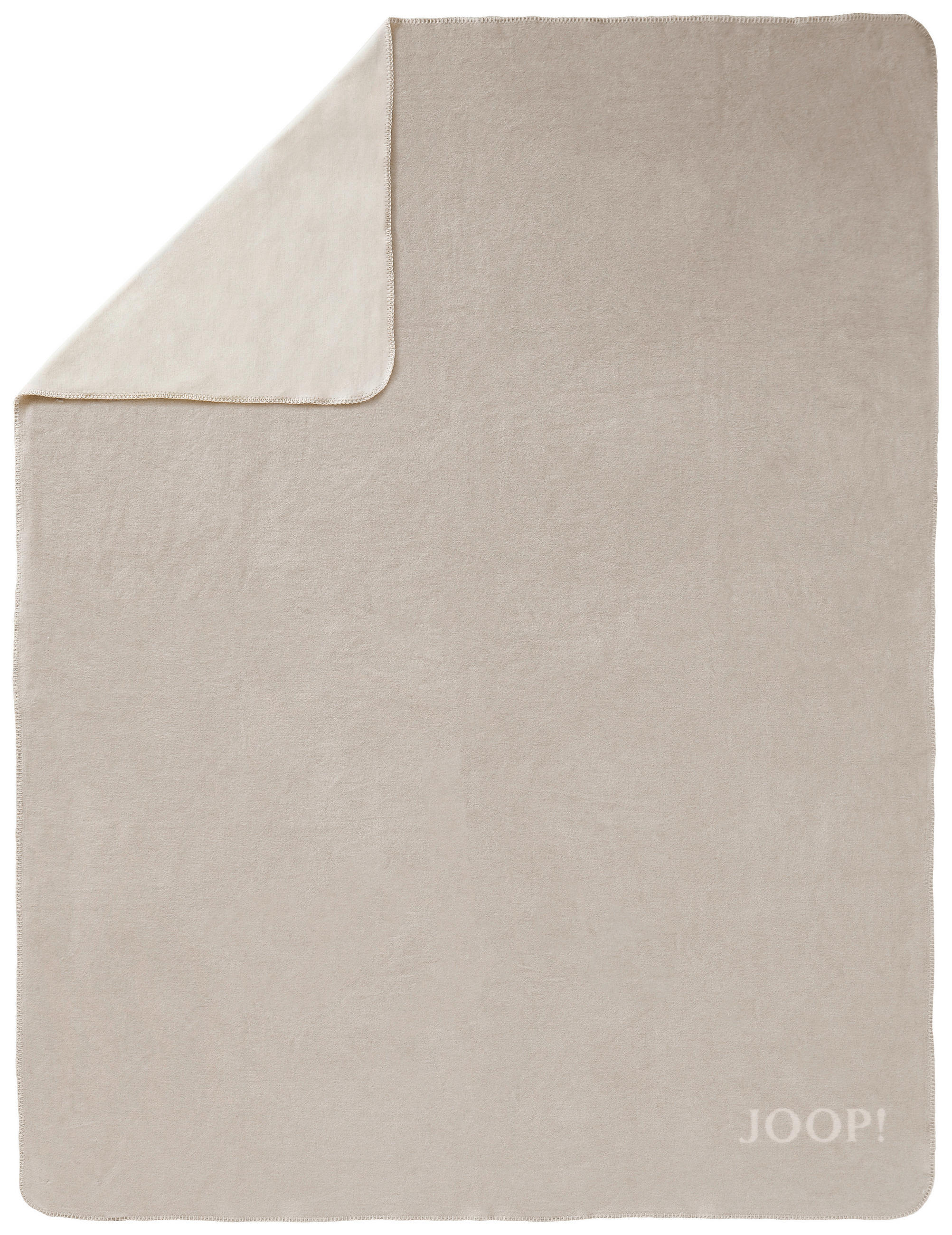 WOHNDECKE Melange Doubleface 150/200 cm  - Naturfarben/Grau, KONVENTIONELL, Textil (150/200cm) - Joop!