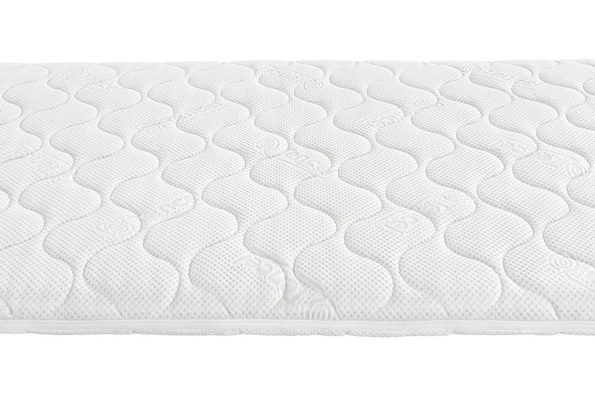 VRCHNÍ MATRACE, 90/200 cm - bílá, Basics, textil (90/200cm) - Novel
