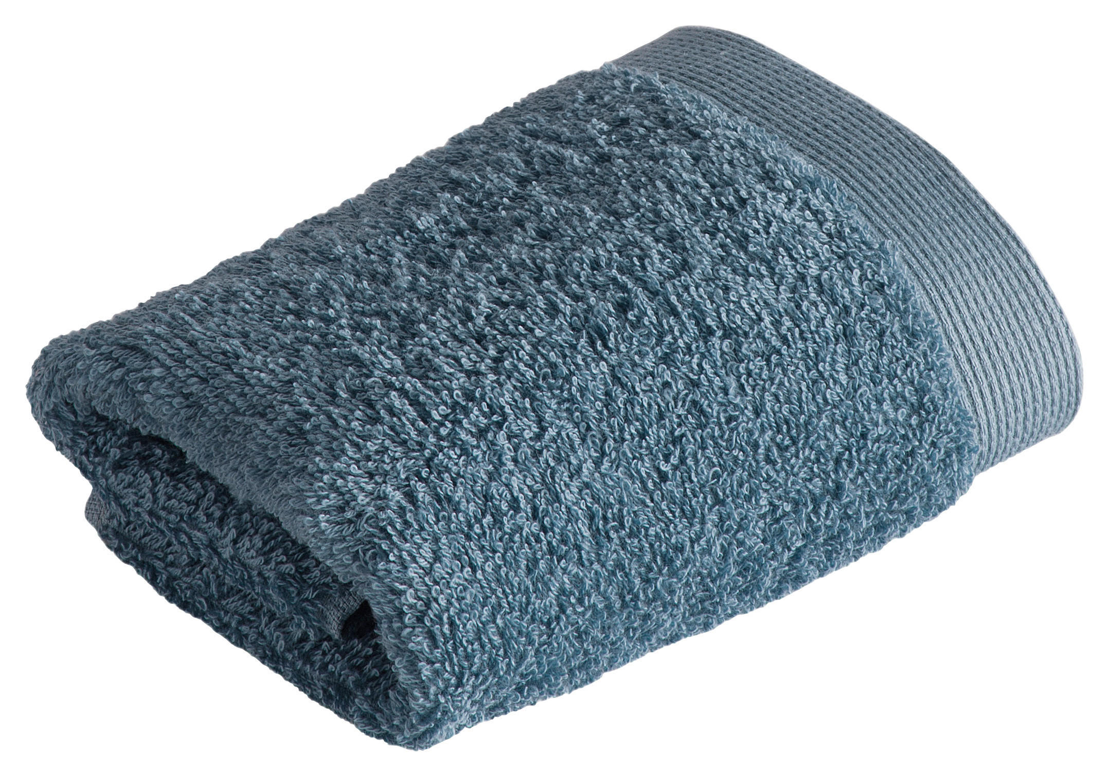 SEIFTUCH High Line Petrol 30/30 cm - Petrol, Basics, Textil (30/30cm) - Vossen