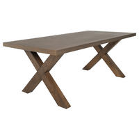 MATBORD i trä 200/100/75 cm   - mörkbrun, Design, trä (200/100/75cm) - Best Price