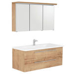 BADEZIMMER  in 120 cm  - Eichefarben, KONVENTIONELL, Holzwerkstoff (120cm) - Dieter Knoll