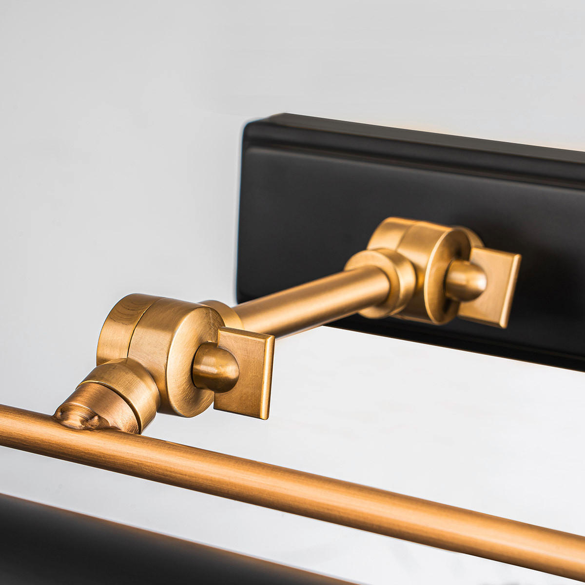 BILDERLEUCHTE - Messingfarben/Schwarz, Konventionell, Metall (12.7/44.5/31.8cm) - Elstead Lighting