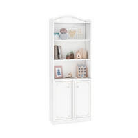 BIBLIOTECĂ  alb  - alb, Basics, material pe bază de lemn (70/188/34cm) - Cilek