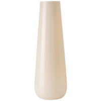 VÁZA, sklo, 60 cm - béžová, Basics, sklo (21/60cm) - Ambia Home