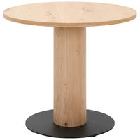 ESSTISCH in Holz, Metall 90/90/76 cm  - Wildeiche/Anthrazit, Design, Holz/Metall (90/90/76cm) - Venjakob