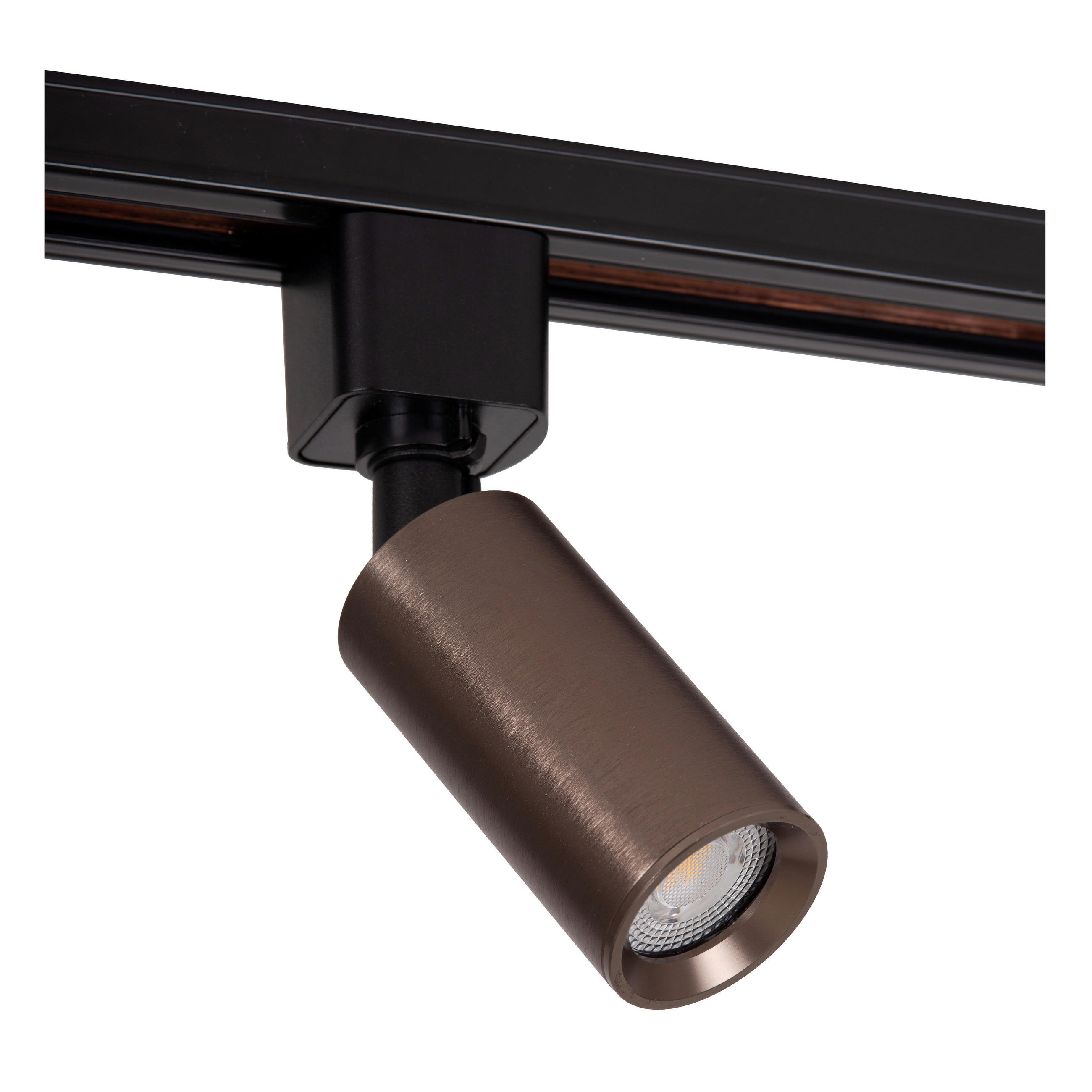 SCHIENENSYSTEM Track 4/4.6/14.3 cm   - Cappuccino, Basics, Metall (4/4.6/14.3cm) - Lucide