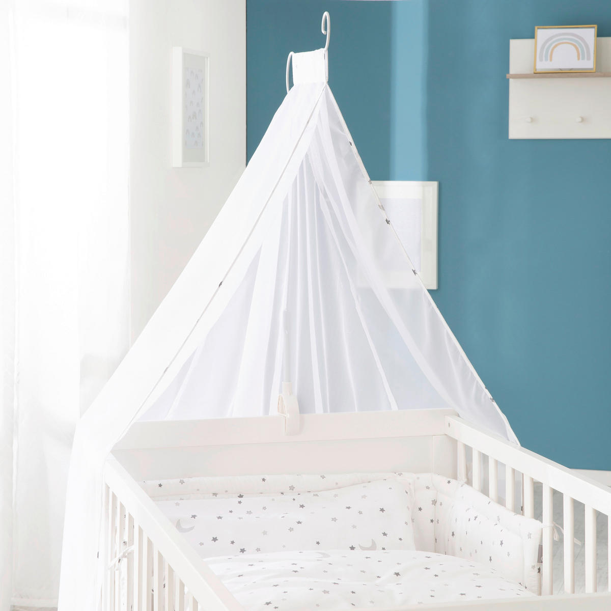 Gitterbettset Magicstar - Holzwerkstoff/Textil (70/140cm) - Roba