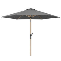 SONNENSCHIRM   - Eichefarben/Anthrazit, Basics, Textil/Metall (270/236/270cm) - Schneider