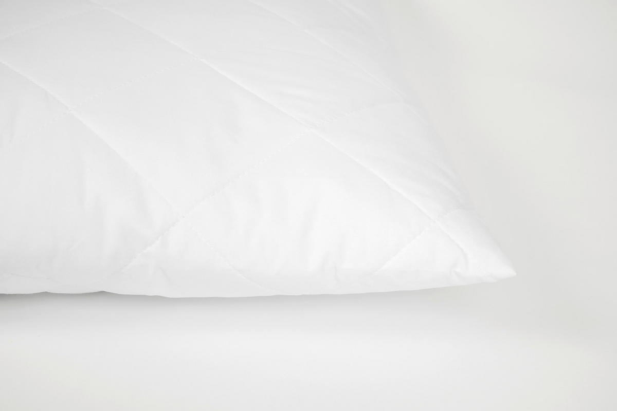 KOPFKISSEN   60/80 cm       - Weiß, Basics, Textil (60/80cm)