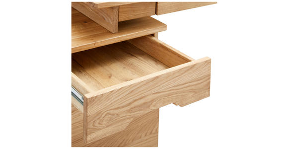 SCHREIBTISCH 156,7/65/74,2 cm  in Eichefarben  - Eichefarben, MODERN, Holz (156,7/65/74,2cm) - Linea Natura