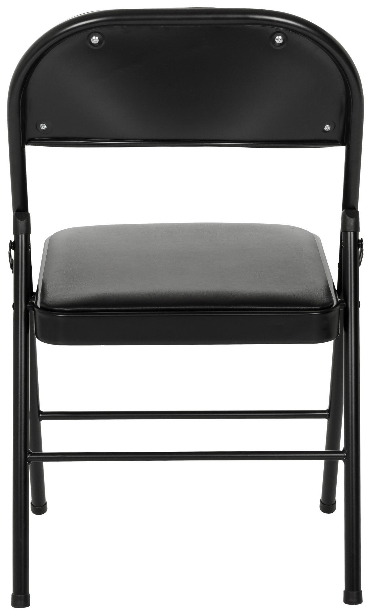 KLAPPSTUHL Schwarz  - Schwarz, MODERN, Kunststoff/Metall (46/78/45cm) - MID.YOU