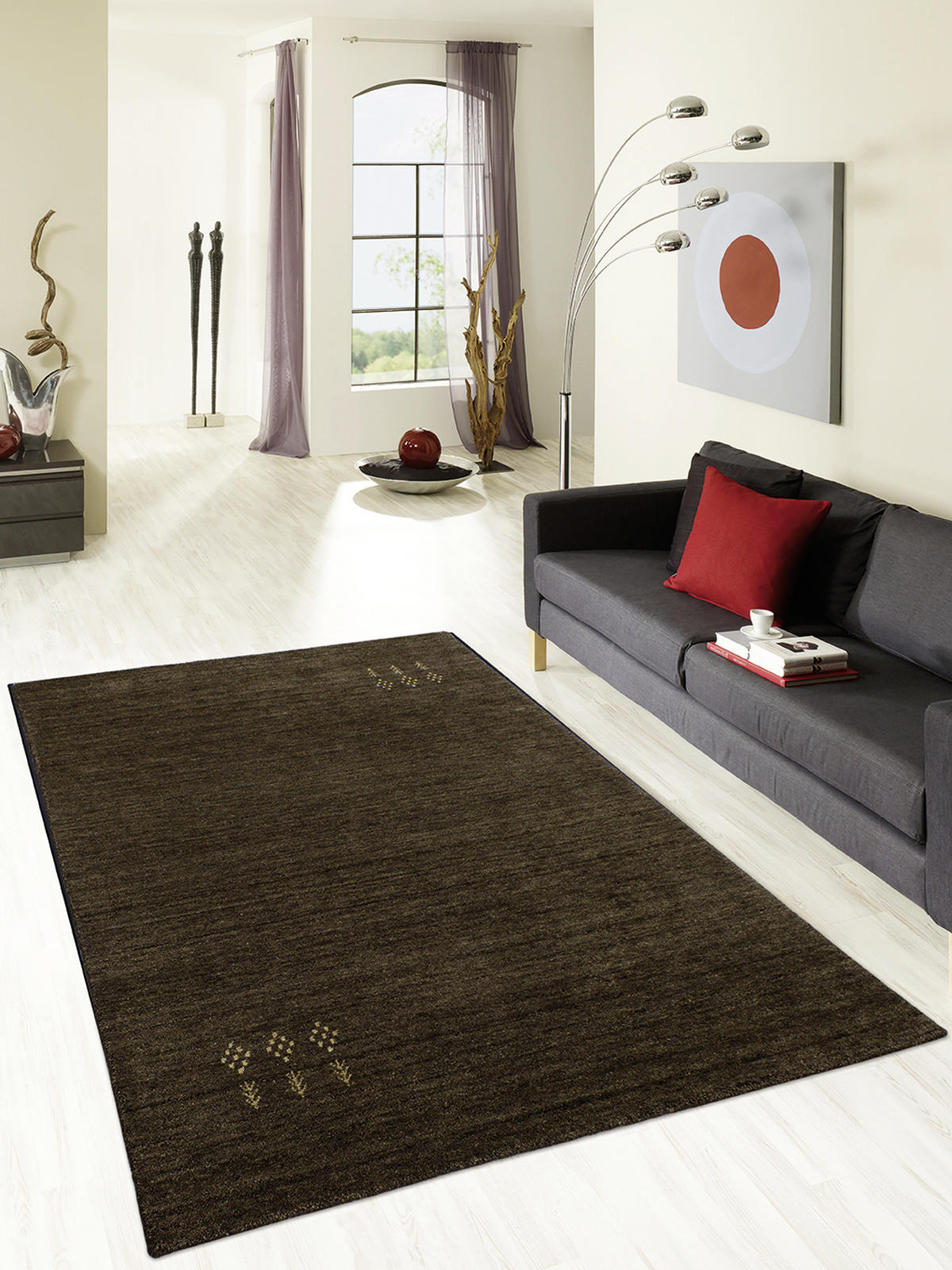 WOLLTEPPICH 250/350 cm Katalog 01/2021 Indien Braun, Dunkelbraun, Hellbraun  - Hellbraun/Dunkelbraun, Basics, Textil (250/350cm) - Cazaris