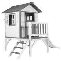SPIELHAUS 240/189/167 cm  - Weiss/Grau, Konventionell, Holz/Kunststoff (240/189/167cm)