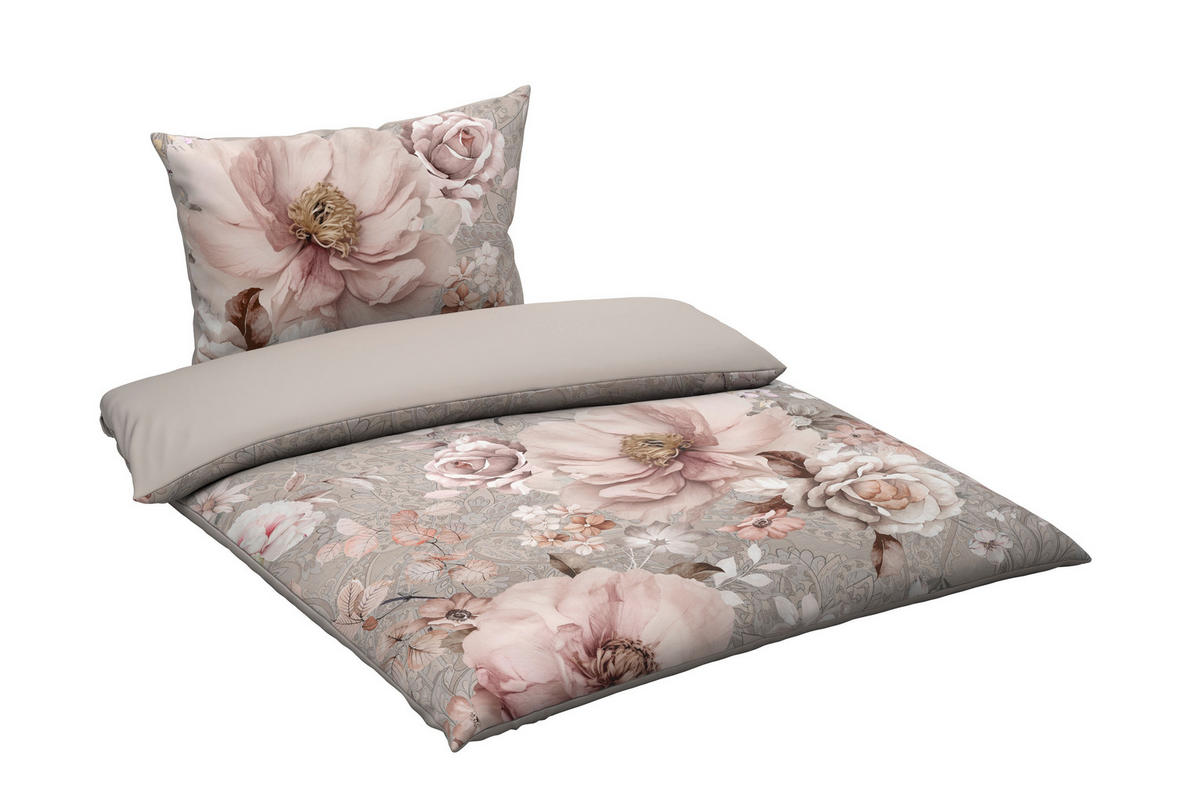 BETTWÄSCHE 2-teilig Satin 140/200 cm  - Multicolor, Textil (140/200cm) - Esposa
